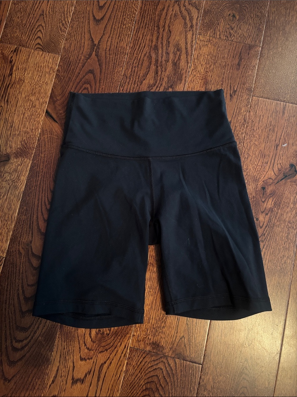 TNA Black High-Waist Bike Shorts
